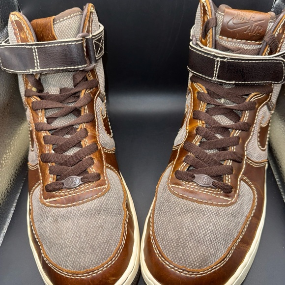 Size 10.5 - Nike Air Force 1 Premium High Baseball Pk 308986-221 Clean No Box